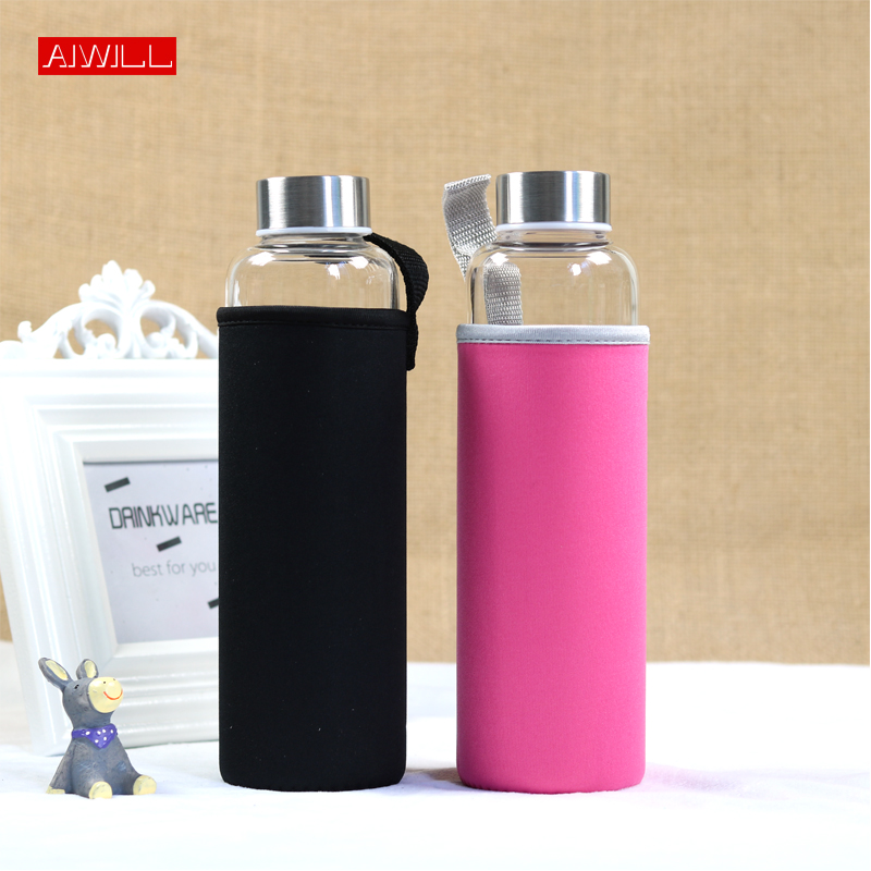 Outdoor Sport Glass Water Bottle - AIWILL Лидер продаж стеклянная спортивная бутылка
